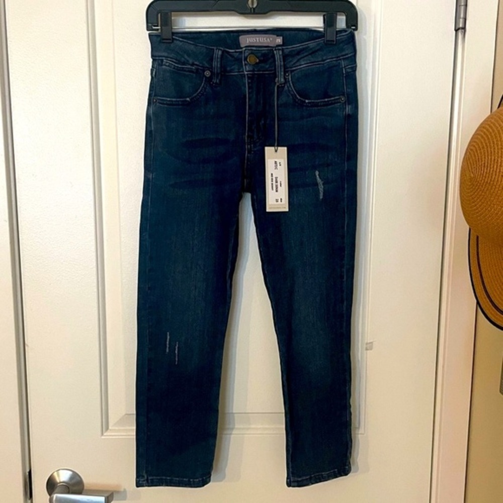 JUST USA Mid Rise Skinny Jeans NWT